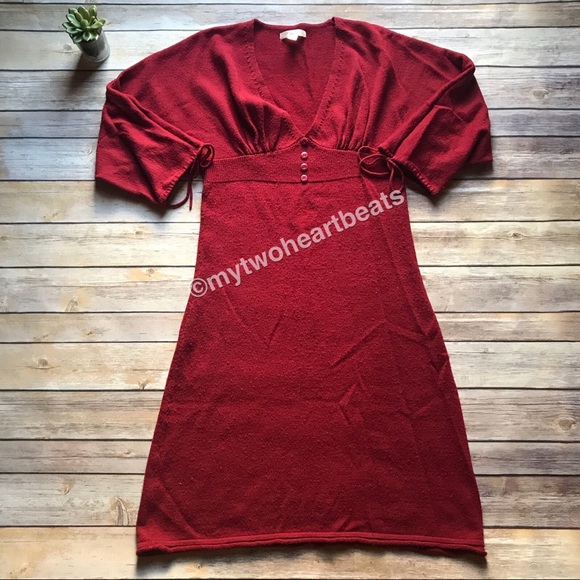 Urban Outfitters Dresses & Skirts - Urban Outfitters LUX Brick Red Sweater Dress Sz S